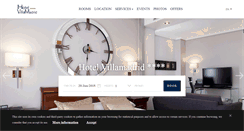 Desktop Screenshot of hotelvillamadrid.com